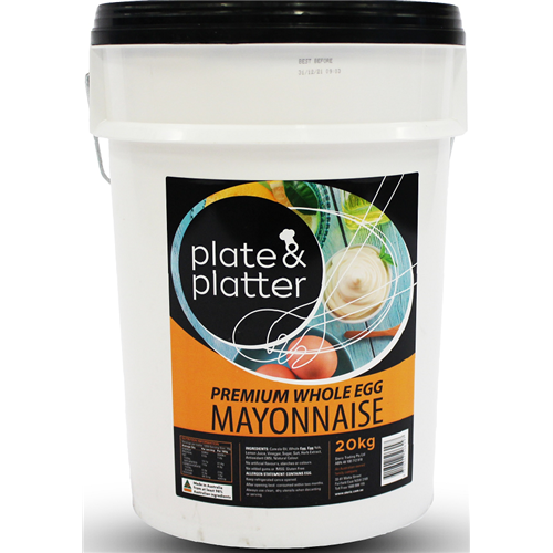 1406300 - WHOLE EGG MAYO 20kg Plate & Platter